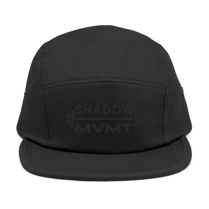 SHADOW MVMT Embroidered Hat – All-Black Athletic Cap