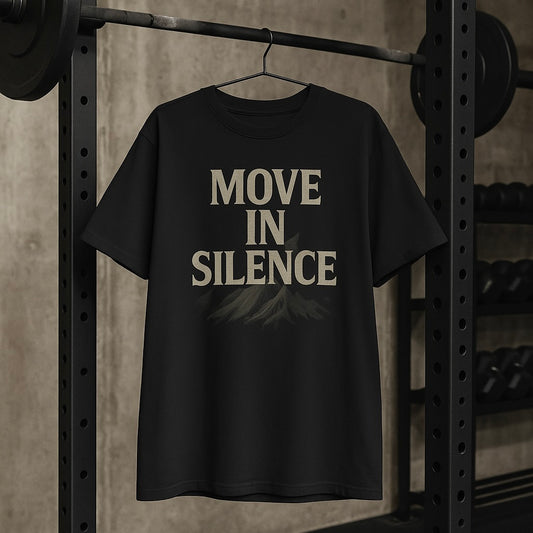 “Move In Silence” Oversized Tee – Mountain Edition