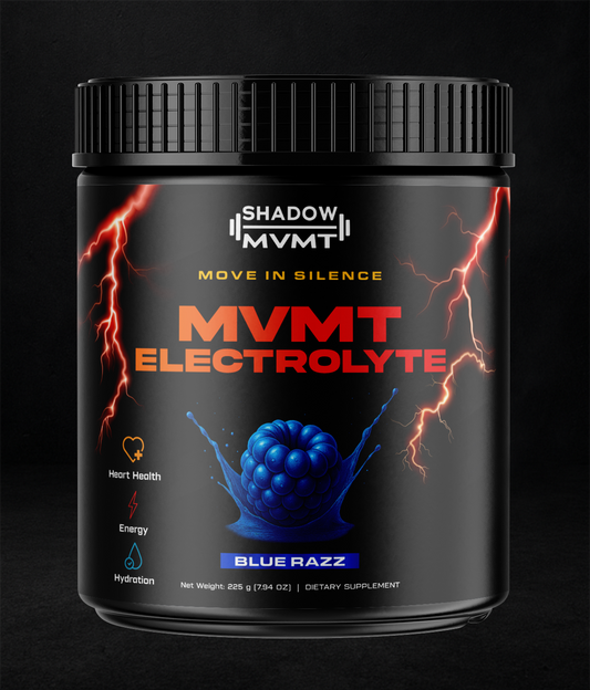 SHADOW MVMT Blue Razz Electrolyte Mix Container
